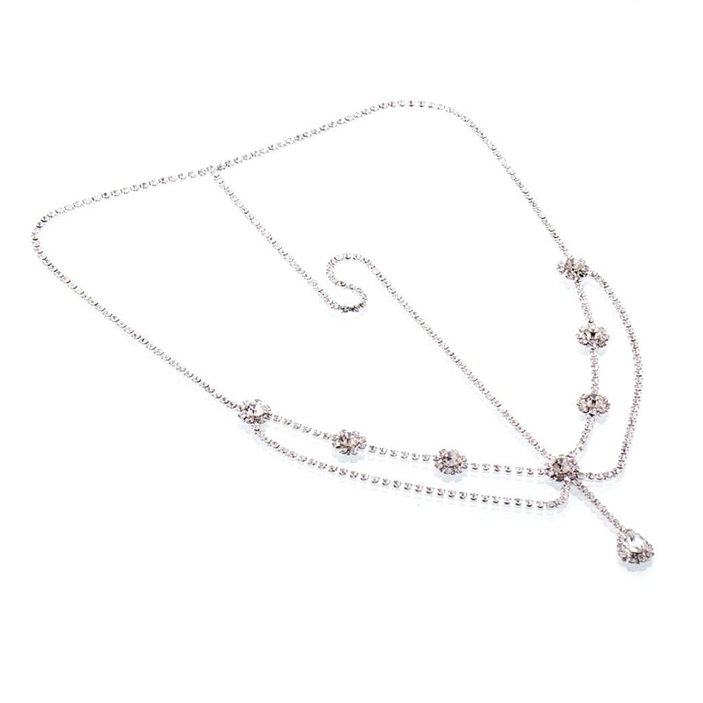 Female Hairbands Headdress Luxurious Drops Claw Chain Accessories for Banquet Wedding Dresses Skirts