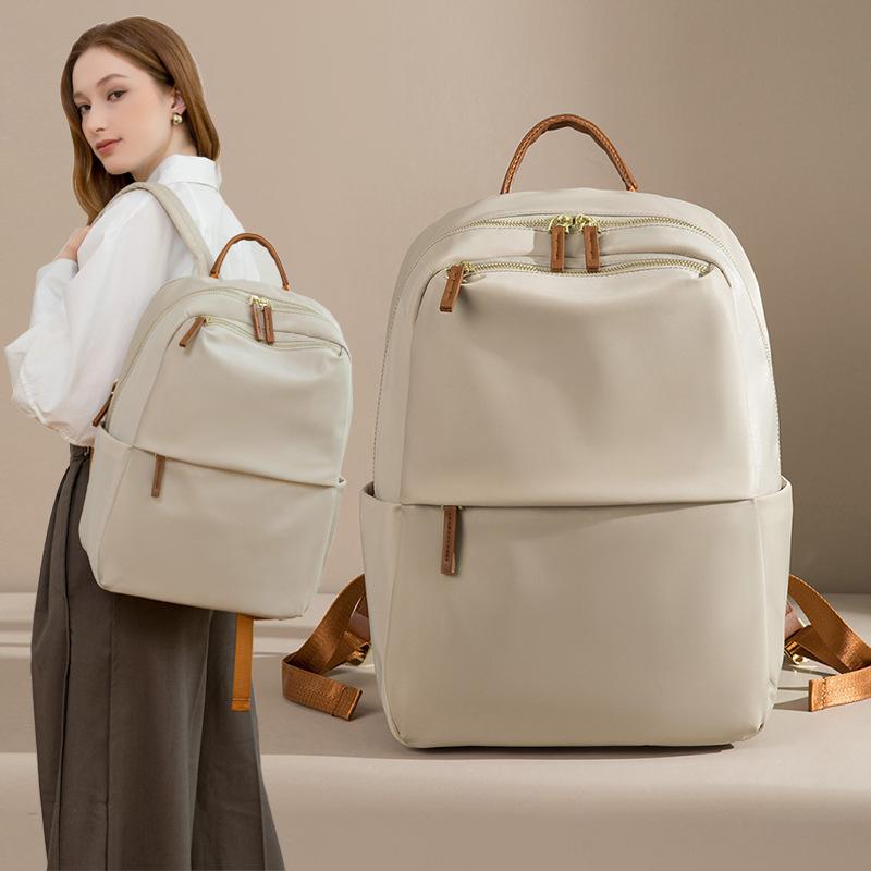 Large Capacity Backpack for Women Lightweight Laptop Travel Bag Simple Oxford Cloth School Bookbag for High School Middle School