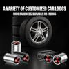 4Pcs 3D Metal Car Wheel Tire Valve Caps Air Stem Covers Auto Protect Accessories For Mitsubishi 9 Ralliart X EX L200 Pajero Colt