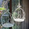 Винтажные железные подвесные корзины, дизайн «Корона» для декора сада и патио в помещении/на улице.