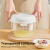 Фильтр для йогурта большой емкости, фильтр для йогурта, сито для молока, мелкоячеистое сито для риса, чая, сока, сито для еды, йогурт за 15-20 часов, прозрачный контейнер
