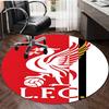 1pc L-Liverpool  Print Round Carpet Chair Round Carpet Suitable for Bedroom Living Room Home Decorative Carpet