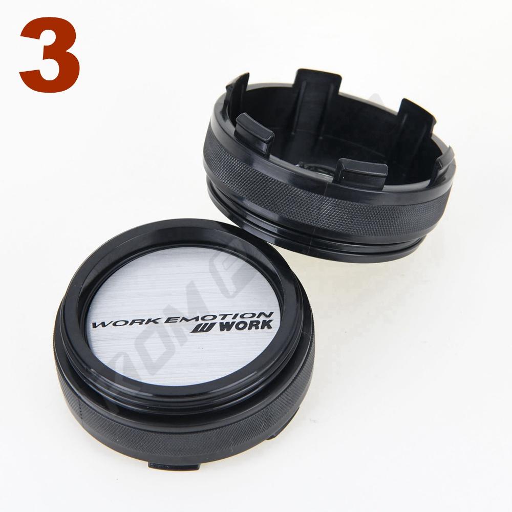 DBS3 4PCS 61MM OD / 57.5MM ID Sport Rim Cap WORK EMOTION MEISTER VS Sticker Centre Cap Rim Wheel Cover Cap Hubcaps