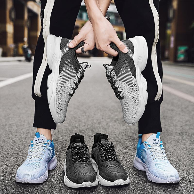 Кроссовки на шнуровке, мужские кроссовки, высококачественная дышащая уличная повседневная обувь с обесцвечиванием