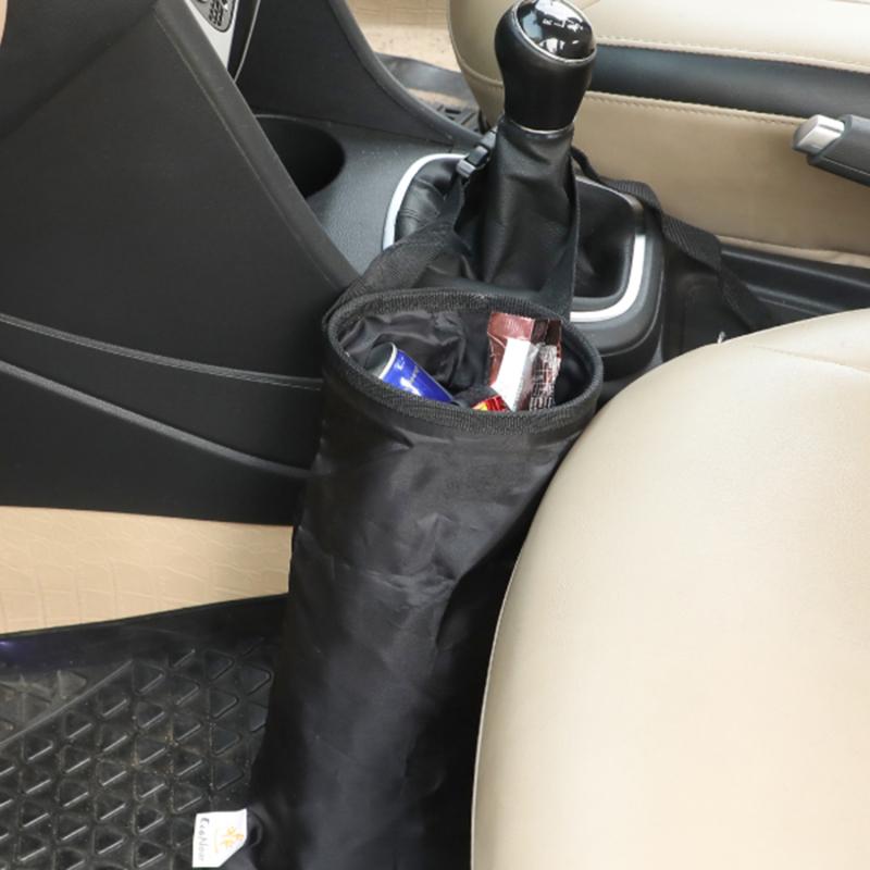 Multifunctional Car Seat Back Trash Holder Hang Litter Bag Garbage Storage Rubbish Container Oxford Cloth Car Waste Bins Cleaning Tools