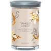 Bougie Parfumée - YANKEE CANDLE - Vanilla Creme Brulee - Double Mèche - Cire De Soja - Verre Décoratif