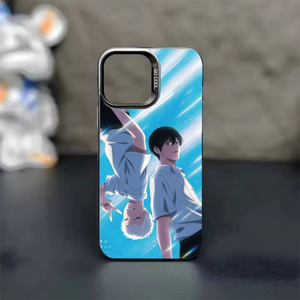 Аниме Летний Хикару Умер Чехол Для Телефона Для iPhone 17 16 15 14 13 12 11 Pro Max Plus Серебристый Конфетный Матовый Чехол