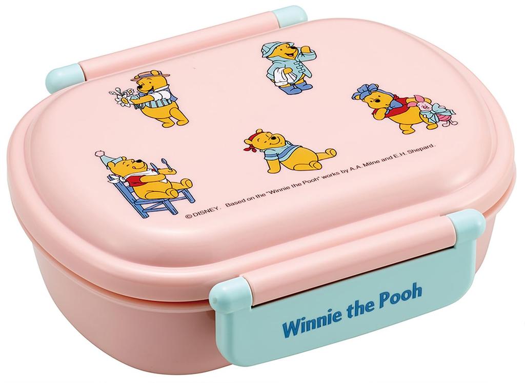 Skater Bento 360ml Fluffy Made in Single Dishwasher and Microwave Disney Winnie the Pooh Children's Box, Capacity, Lid, Japan, Tier, Safe, Costume,