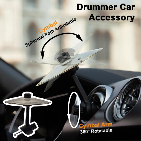 Car Crash Cymbal Loud Sound Compact Size Universal Easy Installation Air Vent Car