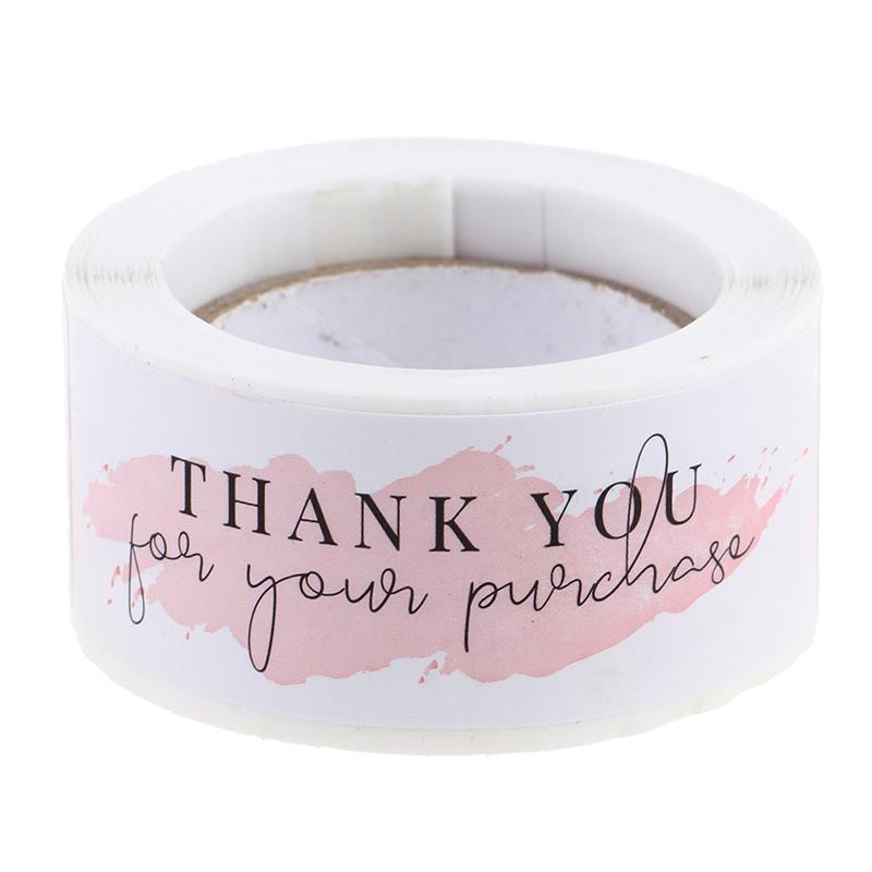 120Pcs Thank You Stickers Label For Envelope Sealing Decor Sticker Stationery