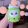 Cartoon Panda Cute Rabbit Fruit Milk Tea Cup Plush Toy Pendant Keychain For Kids