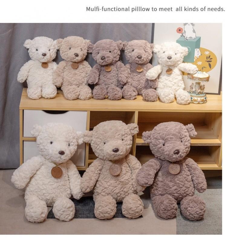 Dog Long Fur Plush Doll Pp Cotton Filled Cuddle Toy For Kids And Gifts Birthday