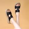 Summer New Women's Shoes Platform Open-toed Wedge Heel Hole Hollow Outdoor Sandals Beach Trailing Sandals