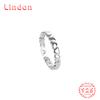Классическое кольцо Lindon из стерлингового серебра 925 пробы с цирконом, женские ювелирные изделия, свадебный подарок для вечеринки