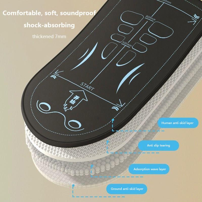 1 шт. коврик для йоги с весами, нескользящий, экологически чистый, для фитнеса, упражнений на живот, коврик для тренировок, для домашнего фитнес-оборудования