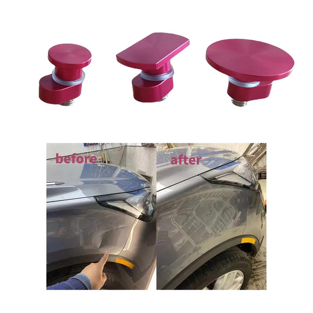 Инструмент для ремонта вмятин без покраски Съемник вмятин на автомобиле Сверхпрочный инструмент для удаления вмятин на кузове автомобиля Клеевые язычки для вытягивания алюминия Съемник