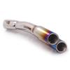 Universal Dual Exhaust Pipe for Vespa, Kawasaki, Yamaha GSXS150 Motorcycles