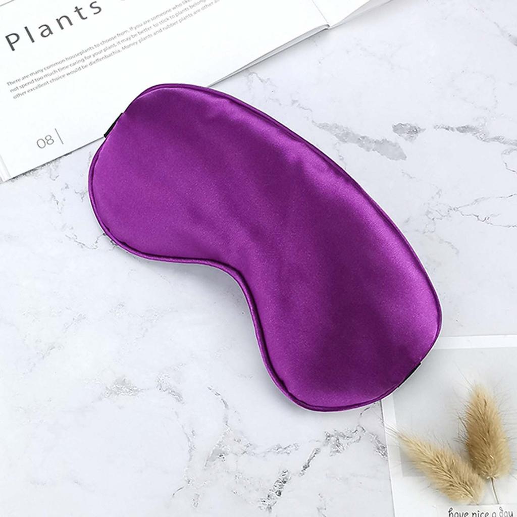 Маска для сна Шелковая затемненная мягкая дорожная маска с ремешком Маска для сна для глаз