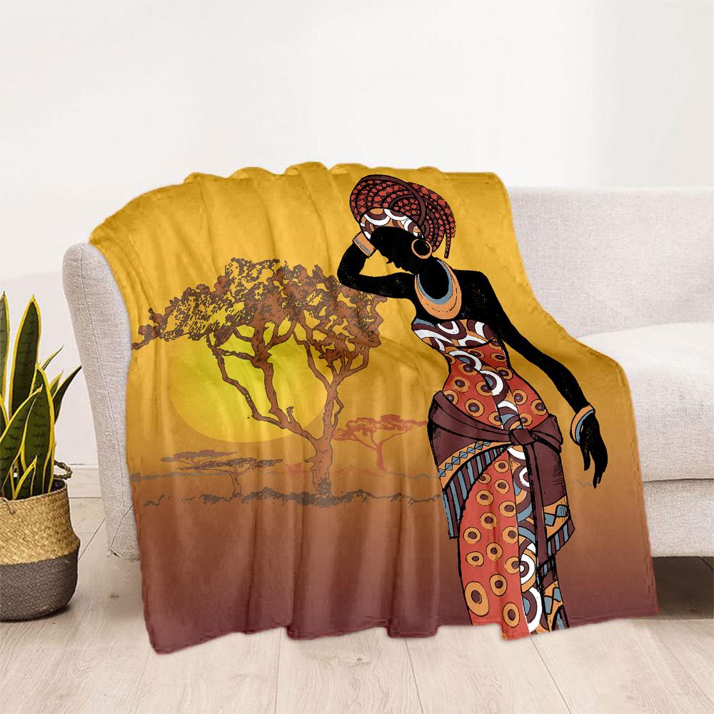 African Dance And Music Blankets are suitable for living rooms, bedrooms, camping, and other places, making them an ideal choice for gifts.