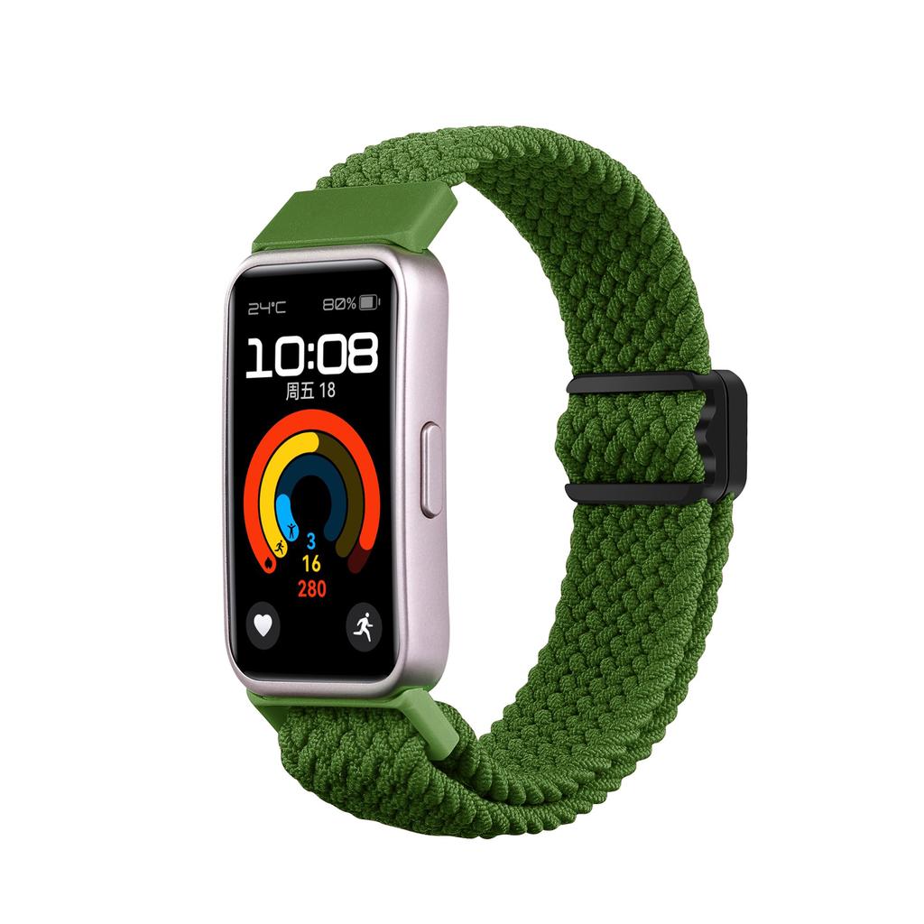 Magnetic Braided Loop for Huawei Band 9 8 Strap Accessories Adjustable Wristband Elastic Nylon Bracelet Correa Huawei Band9 band