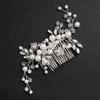 Pearls Rhinestone Leaves Wedding Hairstyles Jewelry Bridal Tiaras Hairbands  Girls