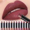 Hydrating Matte Lipstick 12 Colors Moisturizing Lip Gloss Highly Pigmented Long Lasting Lip Glaze for Daily Makeup