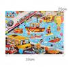 100pcs Wooden Puzzle Toys for Children Montessori Toy Space Jigsaw Puzzle Early Education Logical Thinking Training Puzzle Game