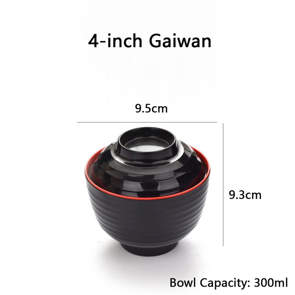 Новая Мисо-супница с крышкой, двухцветная, кленовый лист, японская рисовая миска, контейнер для супа, супница с крышкой, аксессуары для столовой