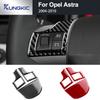 Наклейка из настоящего мягкого углеродного волокна для Vauxhall Opel Astra H MK5 2004 2005 2006 2007 2008 2009 2010 Рамка кнопок рулевого колеса автомобиля