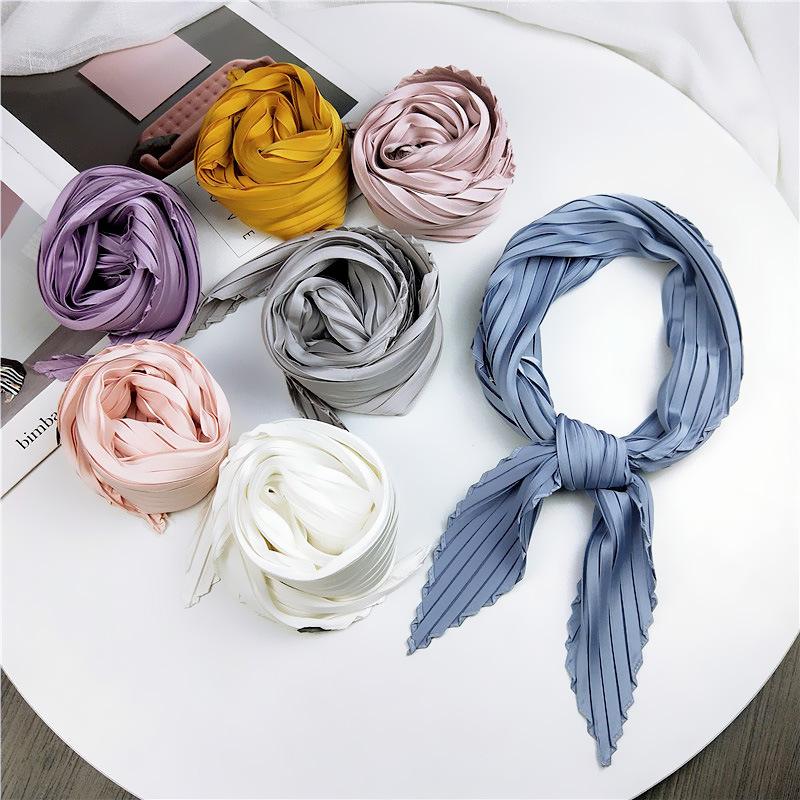Fashion Decoration Scarf Hairband Tie Hair 70 Small Square Scarf Silk Scarf Women'S Spring And Autumn Versatile Small Scarf Professional Scarf