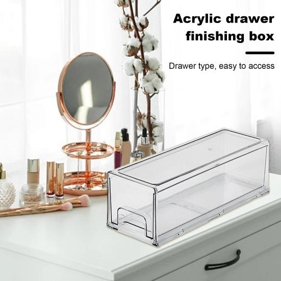 Ящик для хранения масок для лица Прозрачный ПЭТ Большая вместимость Многофункциональный