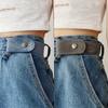 1Pc Versatile Elastic Belt Without Buckle Japanese Decoration Women Ladies Jeans Pants No Buckle Invisible Belt Waistband