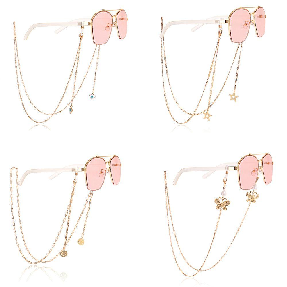 Ремешок для маски для лица, солнцезащитные очки, цепочки для очков, ремешок для маски, противоскользящая цепочка для проигрыша, жемчужная цепочка для очков