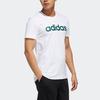 Adidas Футболка Neo Round Neck с коротким рукавом, мужские топы, белая FP7389