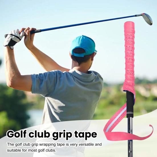 Лента для обмотки гольф-грипа Двусторонняя клейкая полоска для переустановки грипов на гольф-клубах Полиуретановая лента для обмотки поверх грипа для лучшего переустановки и контроля