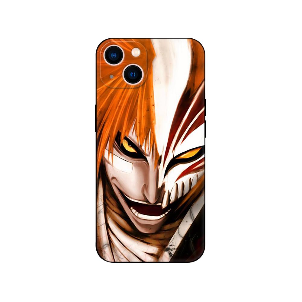 Черный TPU чехол для Huawei P30 Lite P30 Pro P40 Чехол для Huawei P40 LITE E P Smart 2020 Чехол Крышка Японское аниме Bleach