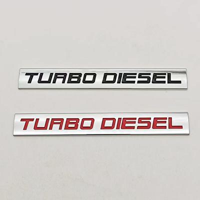 3D Хромированный Металлический Автомобильный Стикер Логотип TURBO DIESEL Эмблема Задний Багажник Крыло Значок Наклейка Для Isuzu Kia Hyundai Toyota Ford Аксессуары