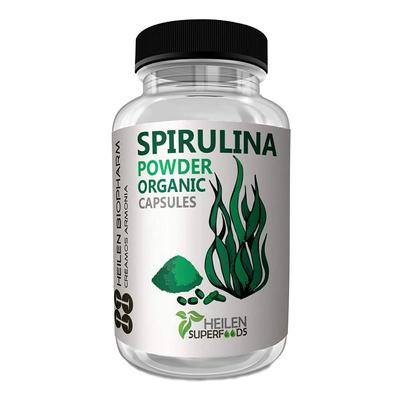 Спирулина (180 кап, 500 мг), Spirulina,