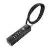 Waterproof Password Padlock 4 Digit Combination Door Locker Cable Lock  Hardware Accessories