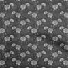 Cotton Flex Gray Fabric Dotted Floral Sewing Craft Projects Fabric Prints By Yard 40 Inch