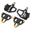 Road Bike Pedals with SPD System Adjustable Tension Chrome Moly Axle Efficient Self Locking Bicycle