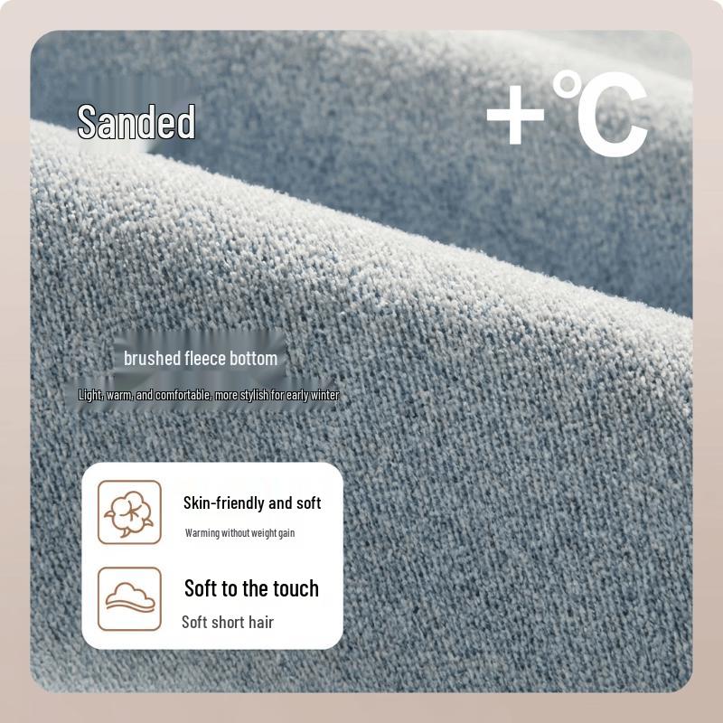 Men's Thickened Fleece Lined Straight Jeans