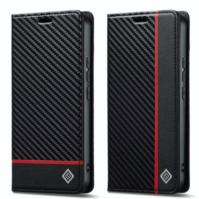 Роскошный кожаный чехол из углеродного волокна для Xiaomi 15T Pro 14T 13T 12T 11T, магнитный флип, карманы для карт, книжка, чехол-сумка