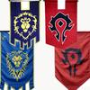 Постер Флаг Красного Альянса Орды Warcraft - Аниме Настенное Украшение