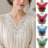 Handmade Embroidered Flower Collar Elegant Hollow Out Trim  DIY Sewing Supplies