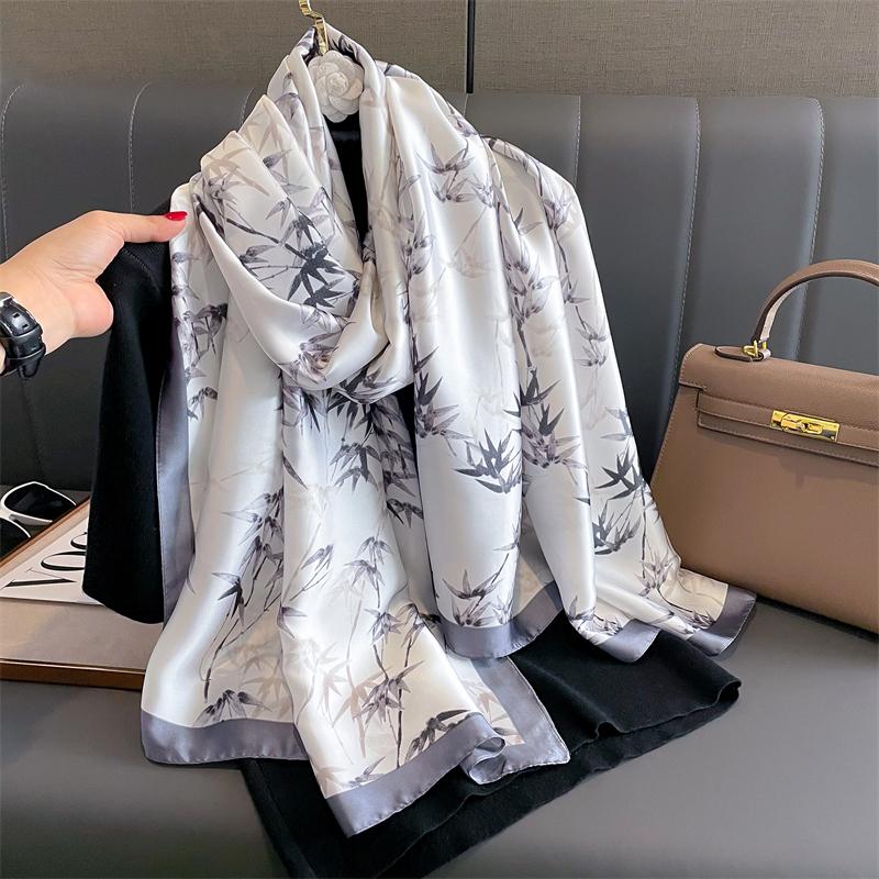 Модный принт, большой платок, шарф для женщин, роскошный дизайн, пашмина, накидка, хиджаб, фуляр, женский пляжный палантин, бандана, повязка на голову, эшарп