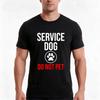 Service Dog Tshirt Do Not Pet Funny Emotional Support Huunisex Tshirt Summer Casual Cotton Tee Unisex Unisex Unisex