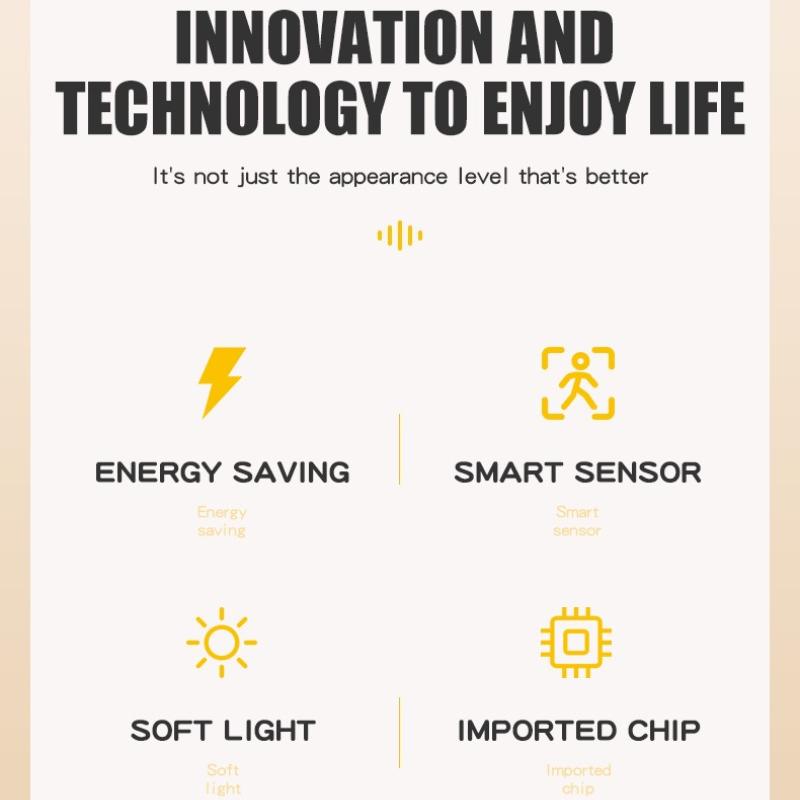 Wireless LED Night Light with Motion Sensor