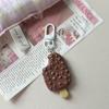 Car Keychains Chocolate Ice Cream Keychain Jewelry Accessories Resin Keychain  Gift