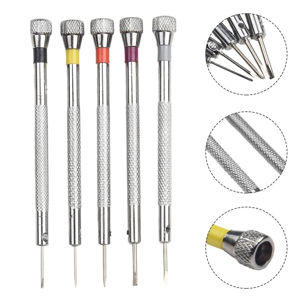 Screwdriver Repair Tool Set Steel Material Watchmaker 5Pcs